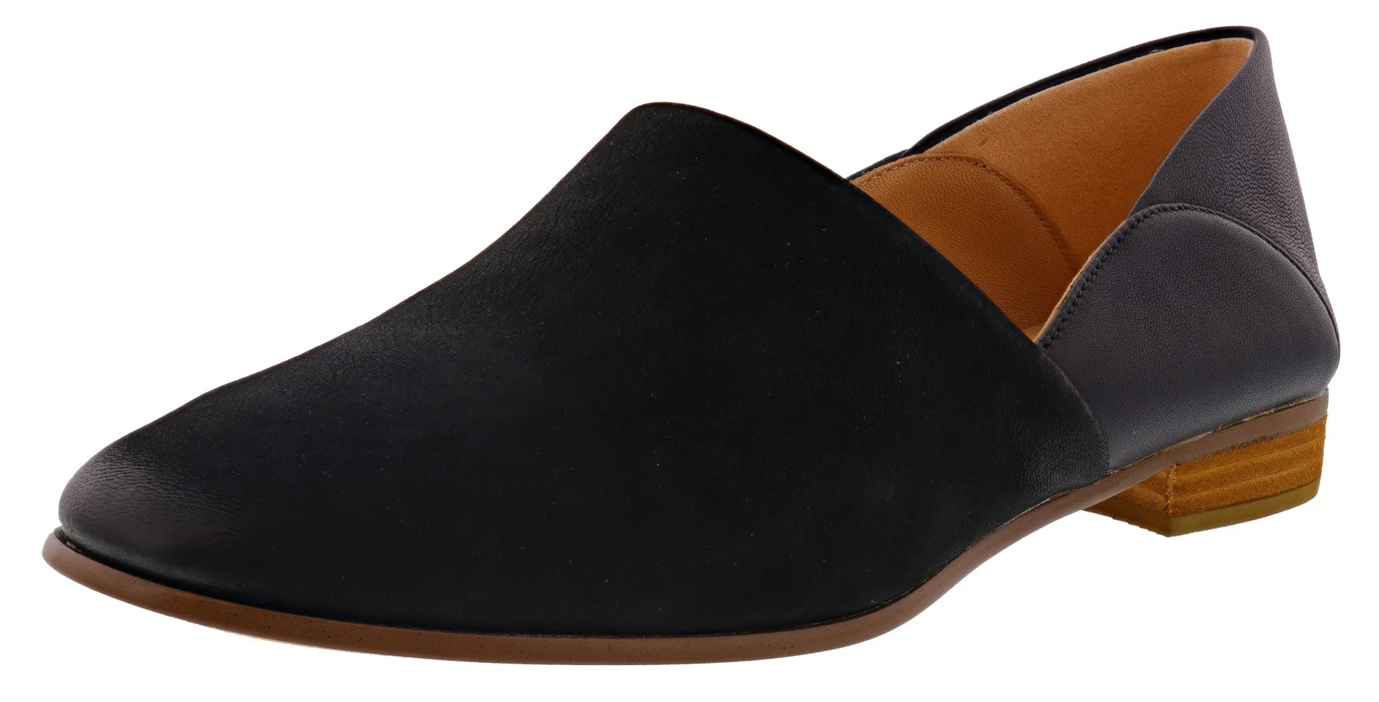 Balanced Motion Comfortable Arch Support Clarks Women's Pure Tone Black Dressy Flats