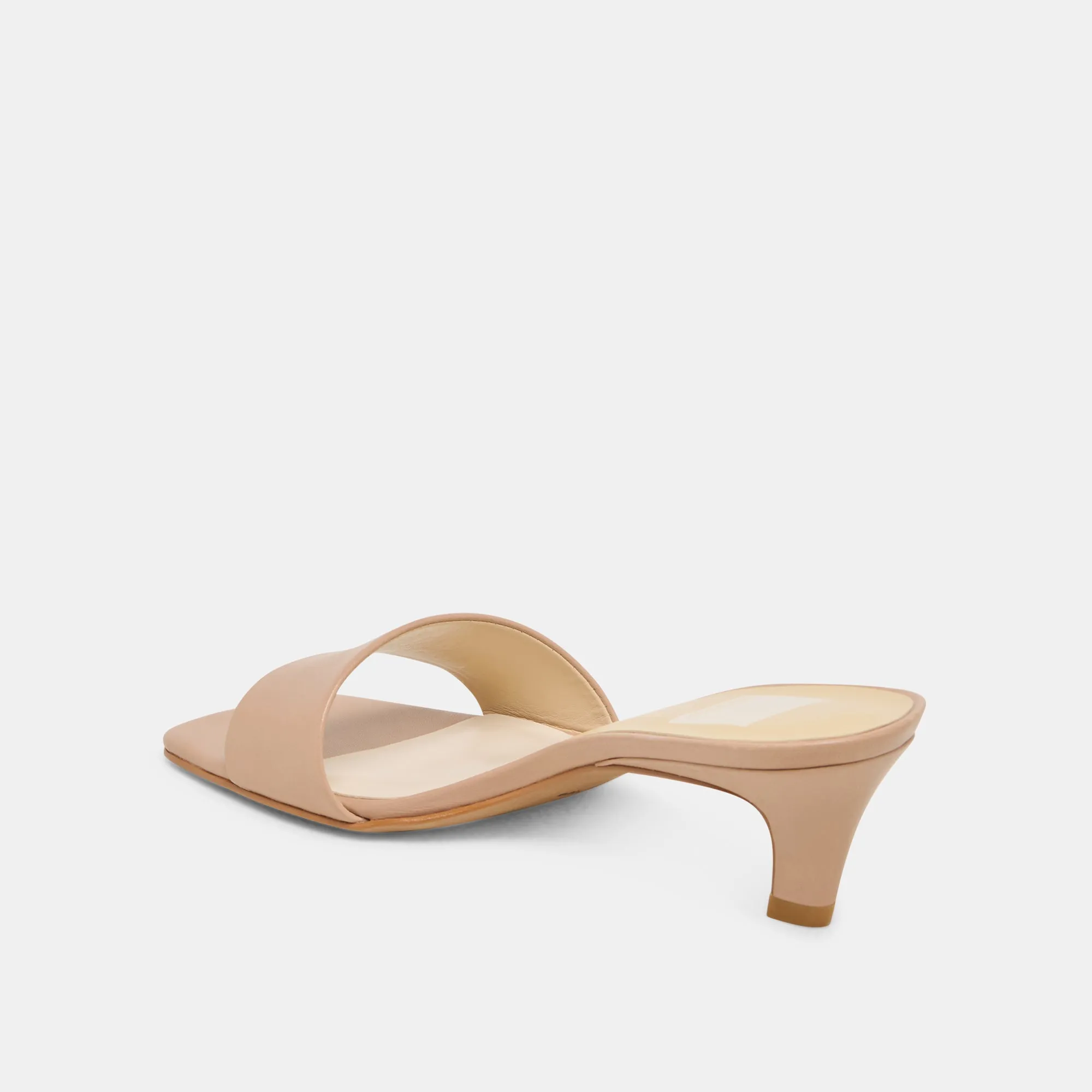 Stylish Design REXA HEELS LIGHT TAN LEATHER