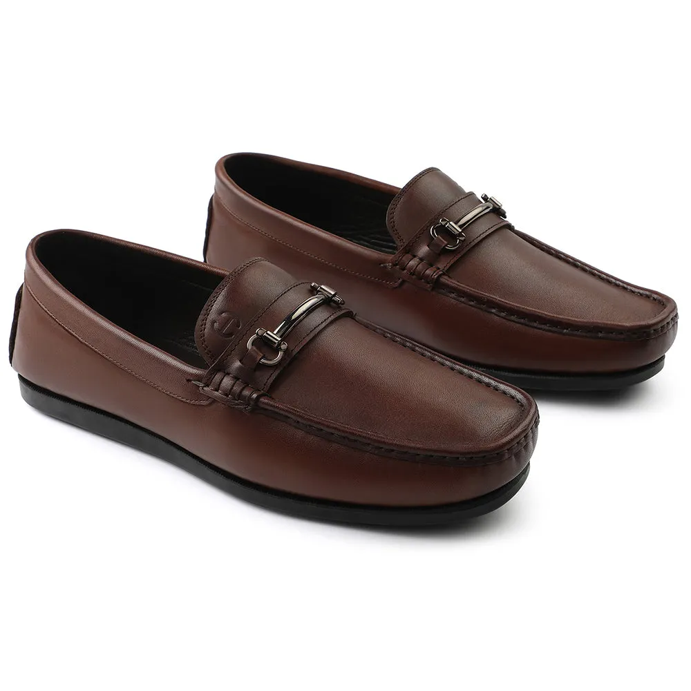Country Club Office Shoes Healers Brown Casual Loafers For Men S201-01 By Liberty