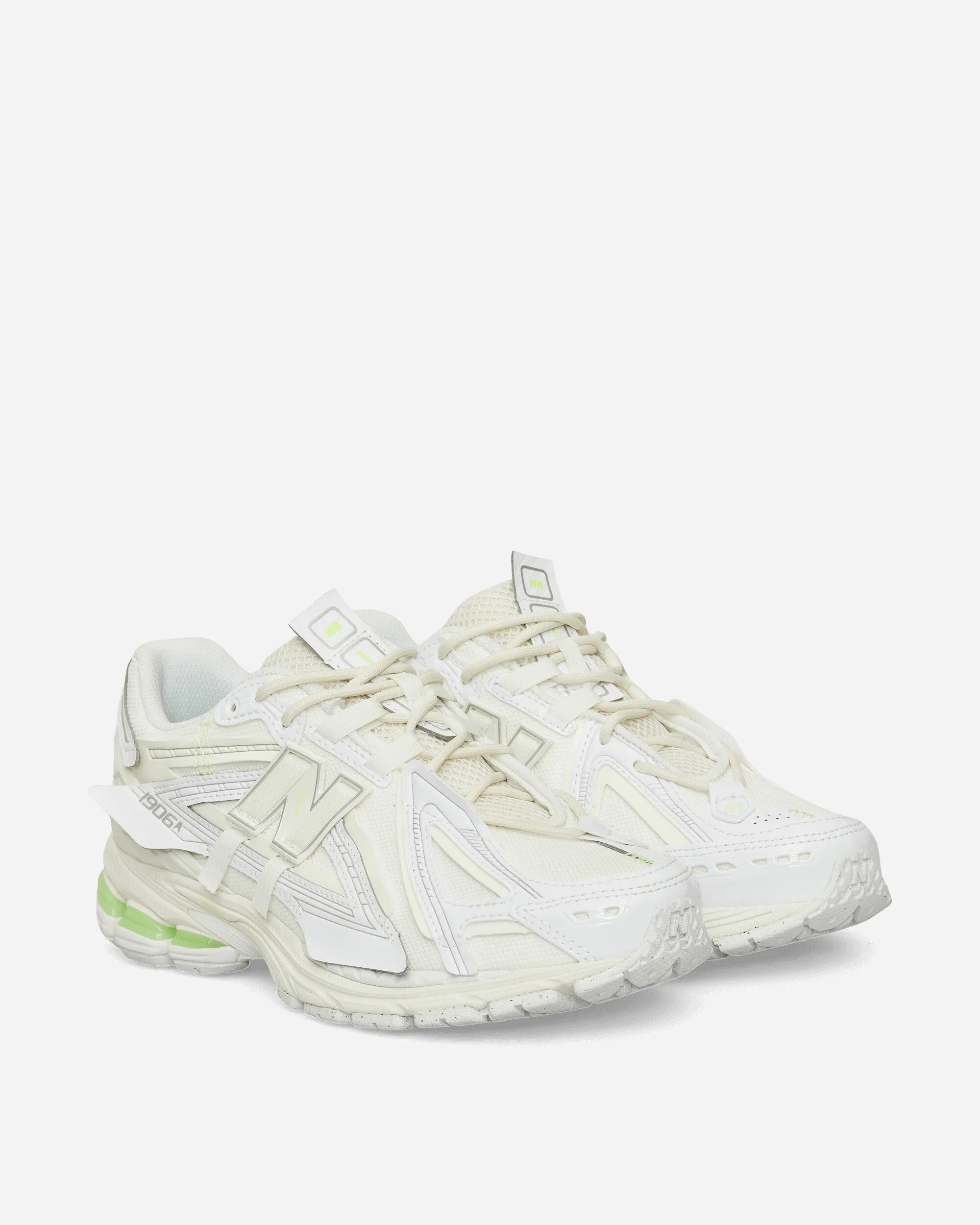 1906A Sneakers White / Mint Flash / Silver Metallic TPU sole Anti Slip Sole