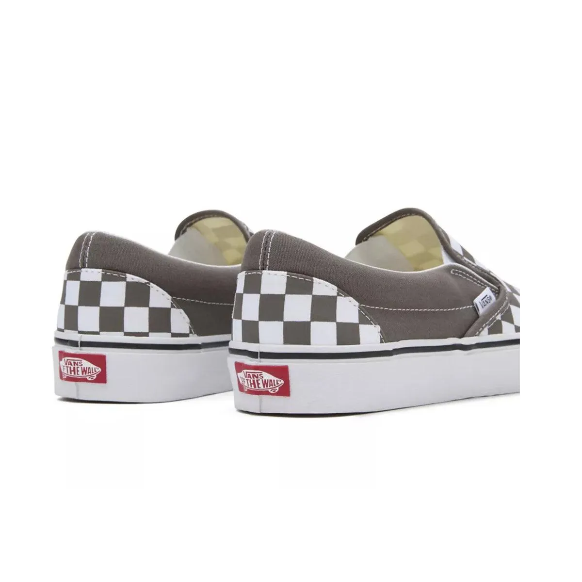 Classic Slip-On Colour Theory Checkerboard 'Bungee Cord' Natural Feel