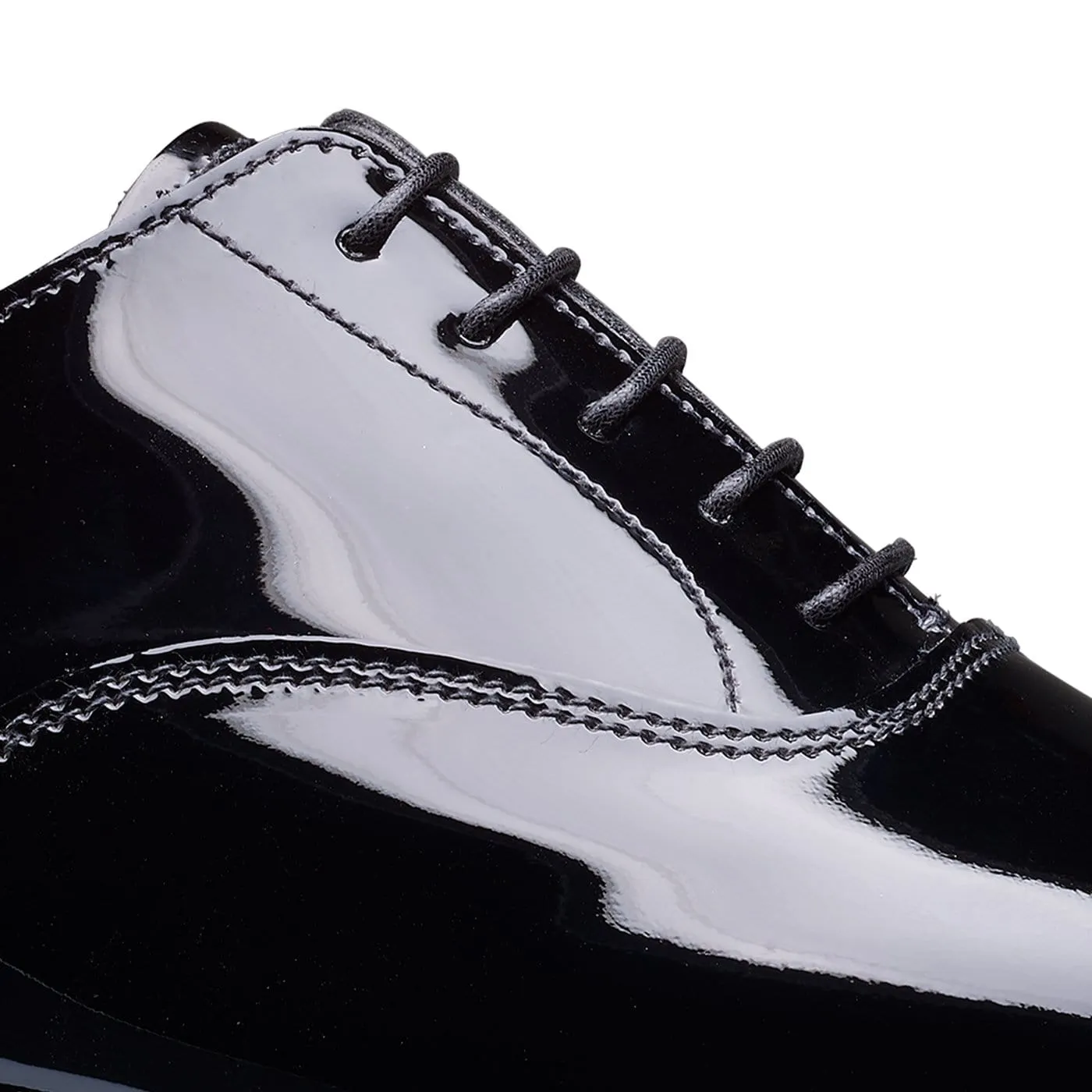 Professional Walk Leather Wear Fit Overton Black Patent