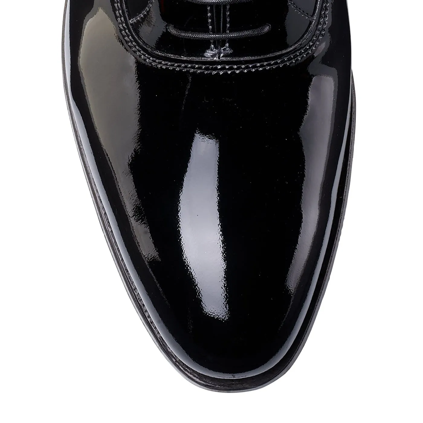 Overton Black Patent Practical Light Comfort