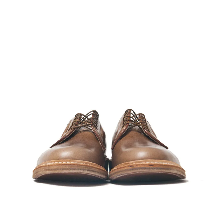 School Run Daily Commute Alden Plain Toe Blucher Natural Chromexcel
