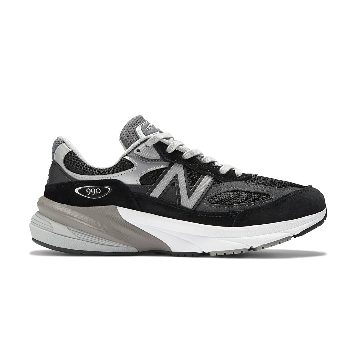 in USA Wmns 990v6 'Black White' Slip Control