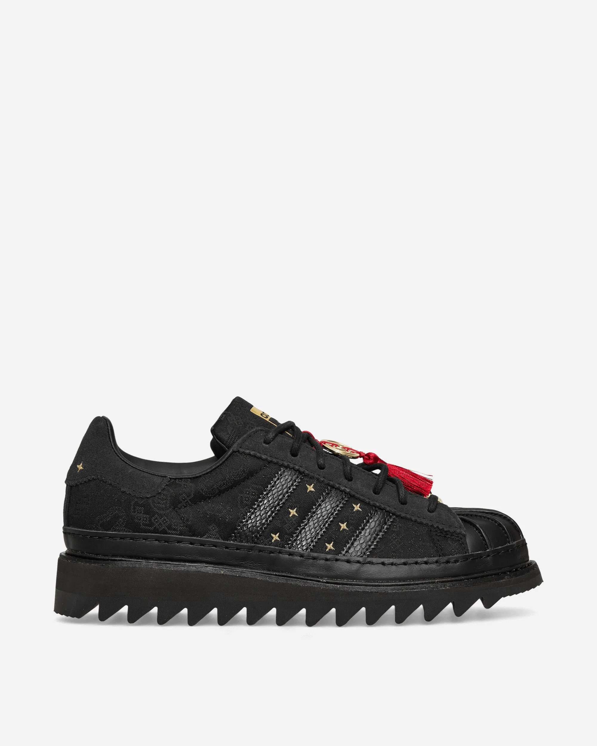 Trend Focused Modern Silhouette CLOT By Edison Chen Superstar Sneakers Core Black