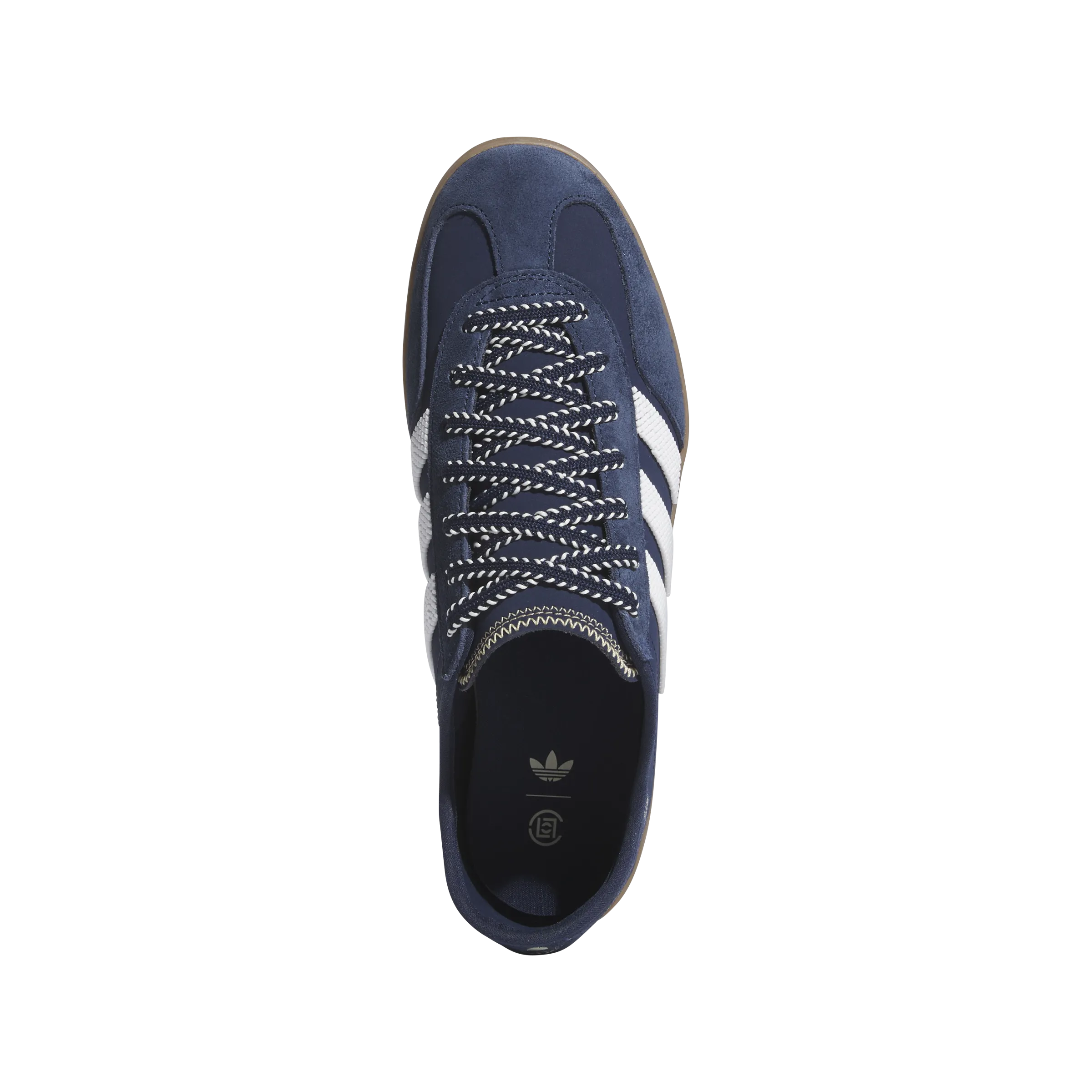   CLOT Gazelle 'Collegiate Navy Gum' Lean Form Unique Sole