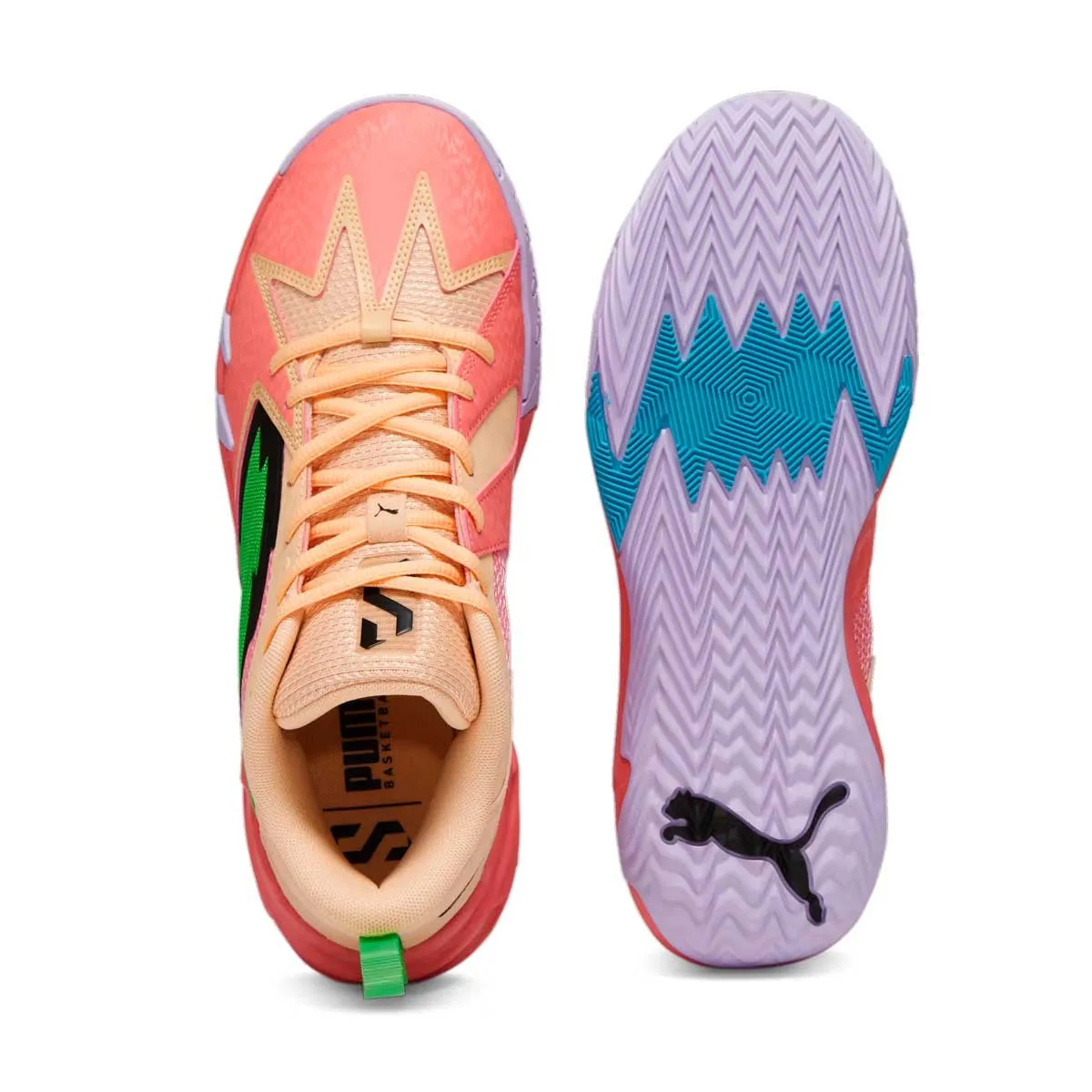 Scoot Zeros 'Georgia Peach' Mid Top Compression Molded Outsole