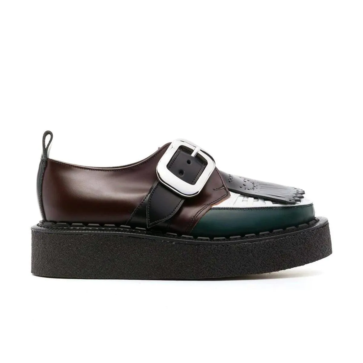 AnkleSupport Comfortable Cushions   George Cox Wmns Creeper 'Oxblood Green White'
