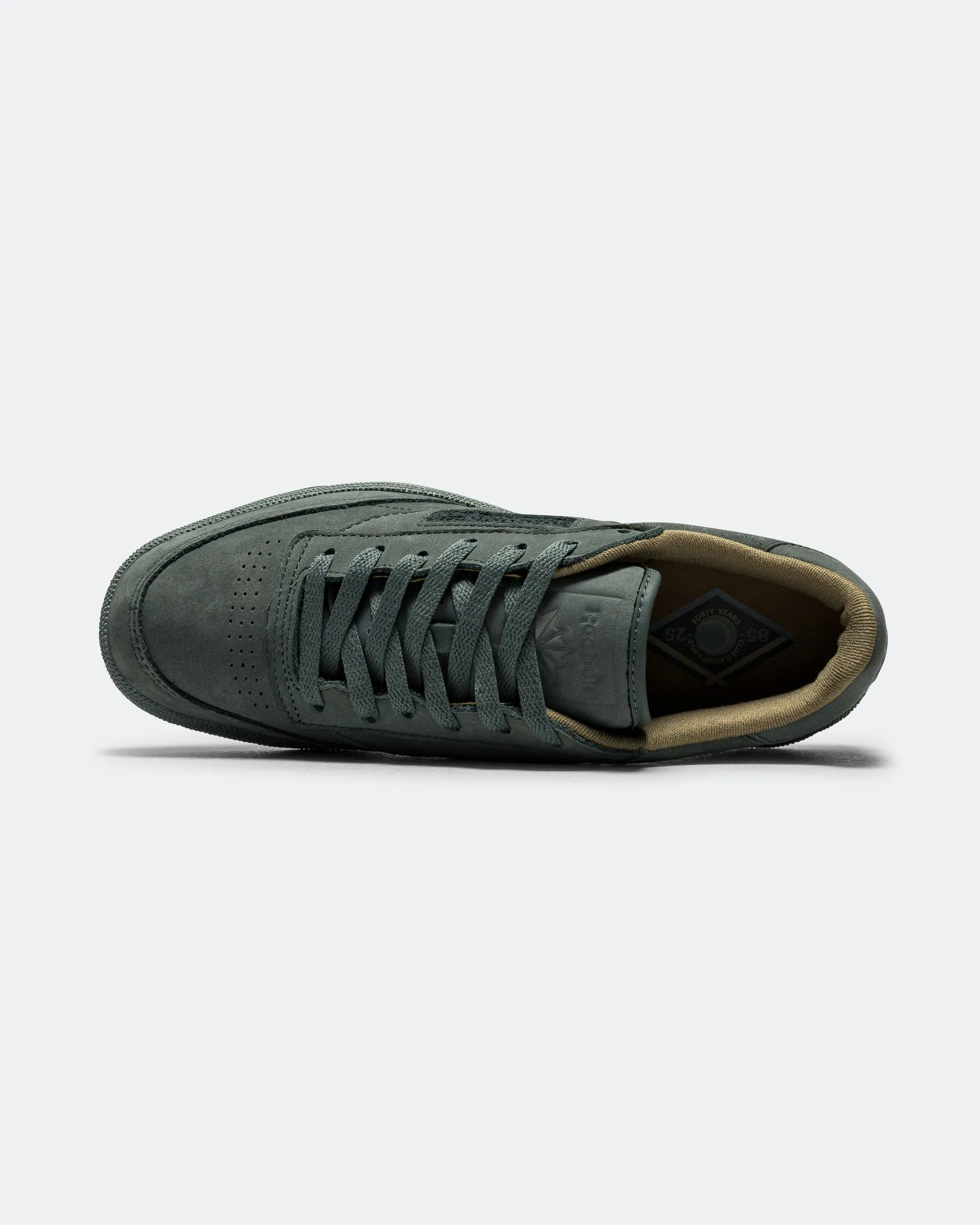 Reinforced Heel Cup Club C 85 Vintage - Dark Fog/Khaki Brown