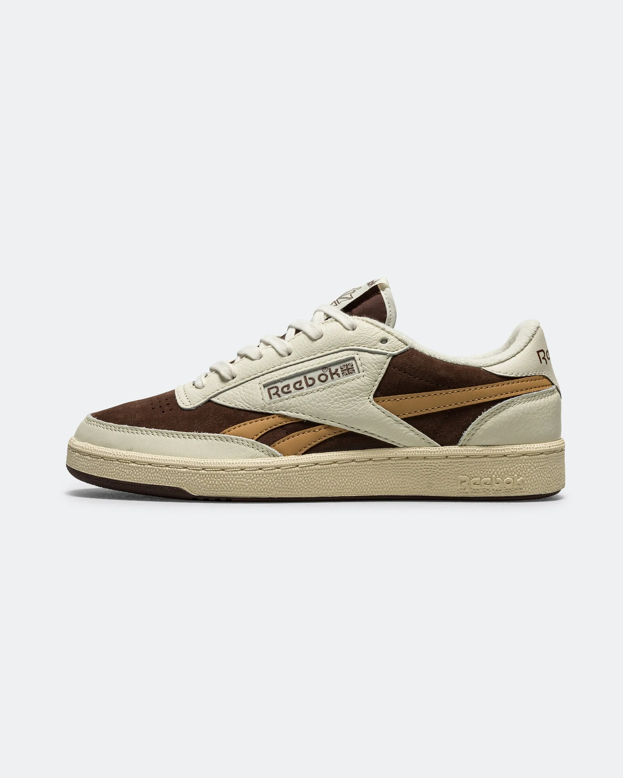 Club C Revenge Vintage II - Vintage Chalk/Campus Brown-Camel Cushioned heel
