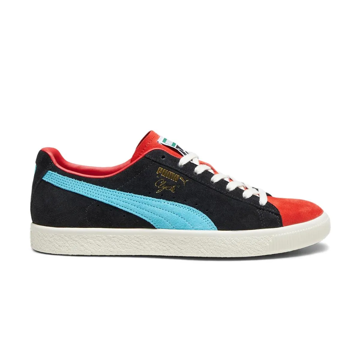 No Pressure Fit Clyde OG 'PUMA Black For All Time Red'