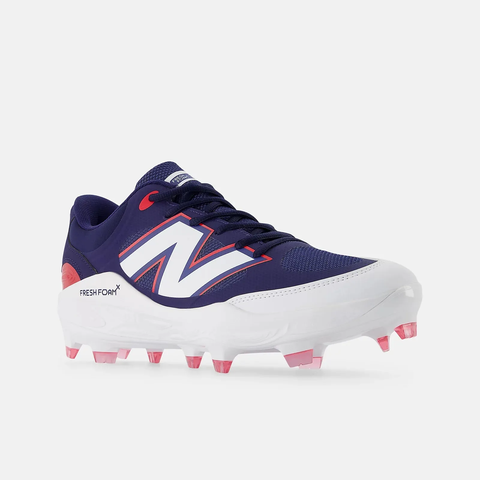 Weekend Wear New Balance Men's Fresh Foam 3000 v7 Molded Baseball Cleats - Navy/White/Red - PL3000H7
