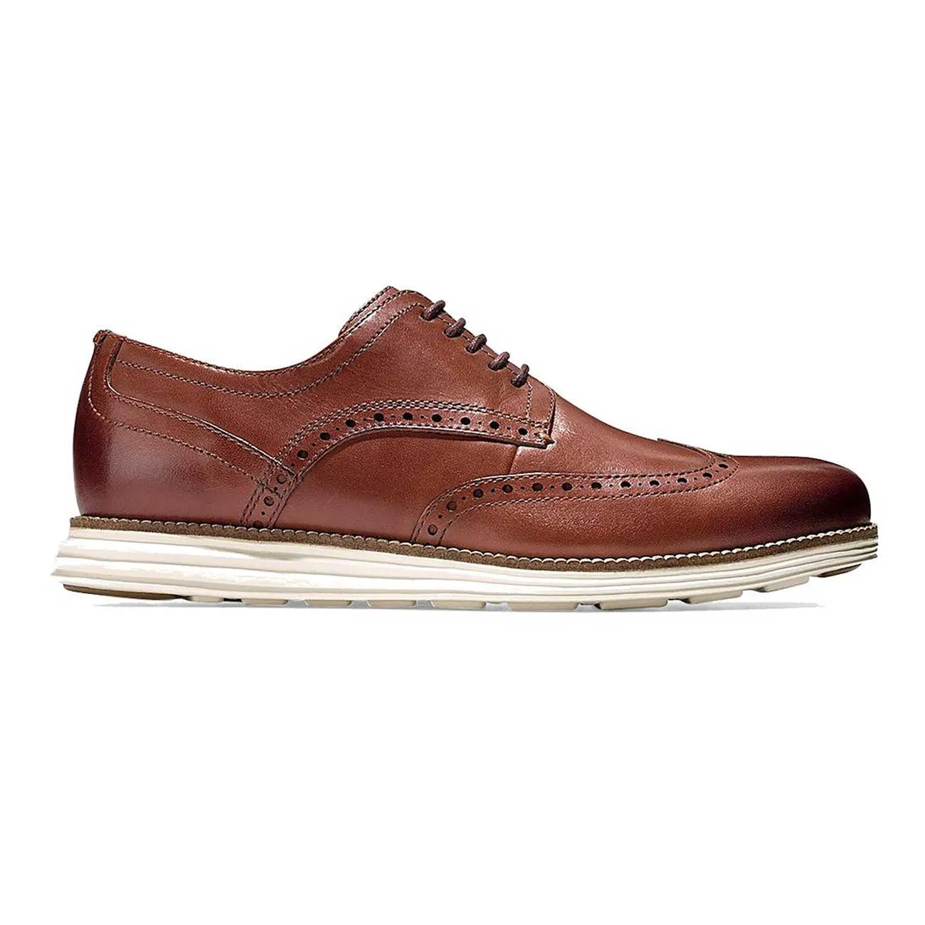 Cole Haan Men's Original Grand Wingtip Oxford Tan Durable Sole Anti Slip Feature