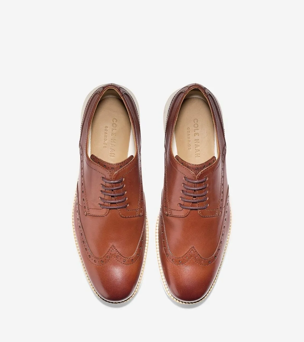 Daily Commute Catch Step Cole Haan Men's Original Grand Wingtip Oxford Tan