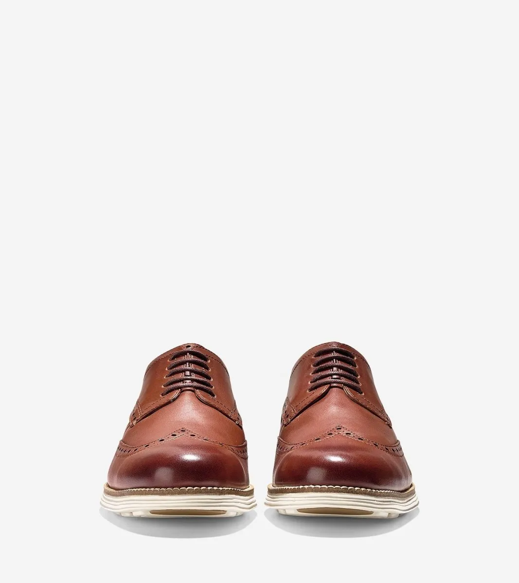 Cole Haan Men's Original Grand Wingtip Oxford Tan soft fit Zero Stress
