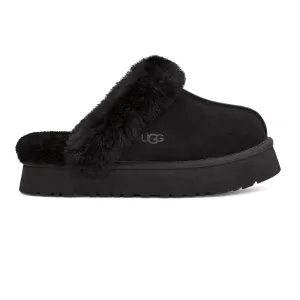 Comfort Slip-On Sandals UGG Disquette 'Black' Women's