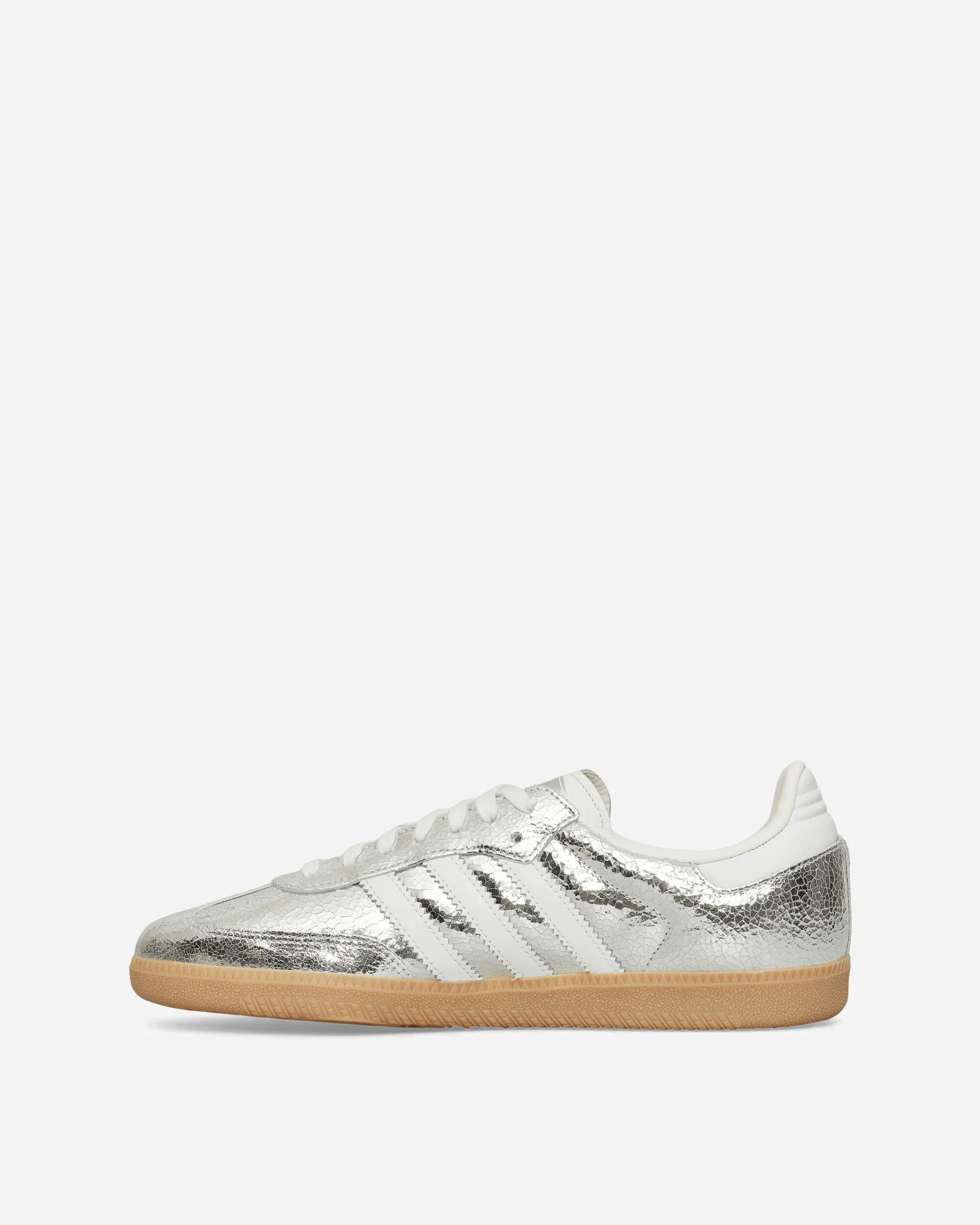 Flexible Arch Women's Samba OG Sneakers Silver Metallic / Cloud White