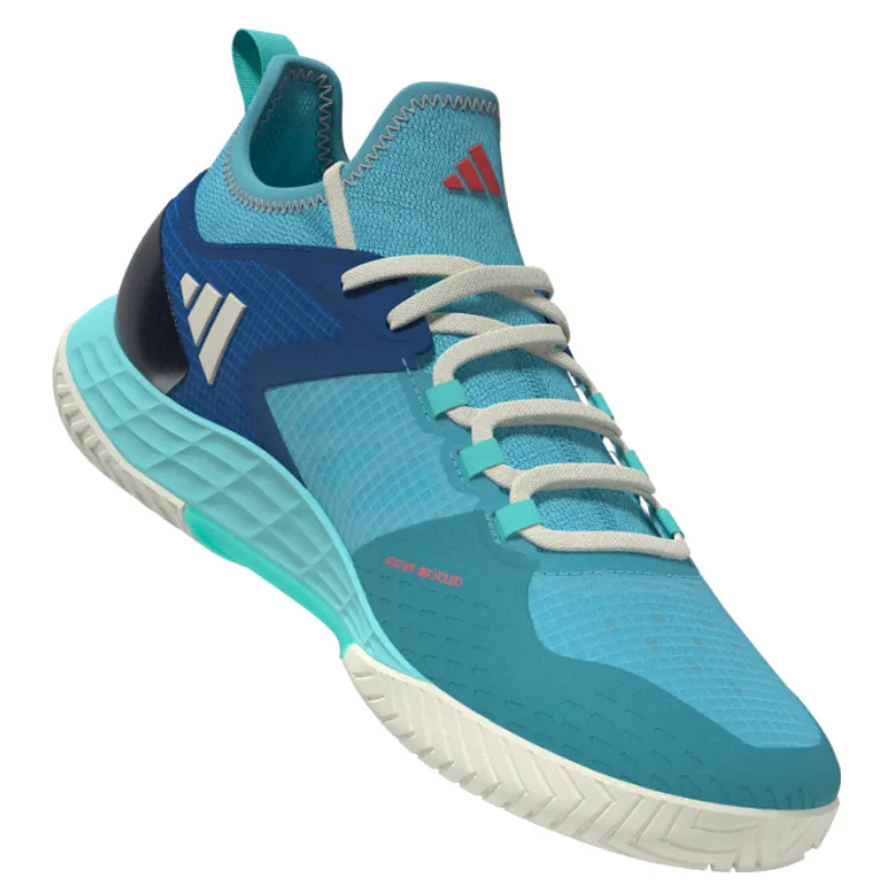 Adidas Adizero Ubersonic 4.1  Men Tennis Shoes - Turquoise / Light Aqua / Off White Foot Support