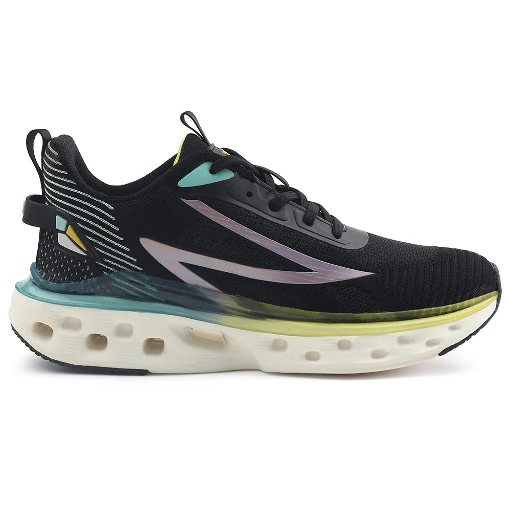Leap7x Black Sports Running Shoes For Men NEPTUNE-1E By Liberty Wonderful performance