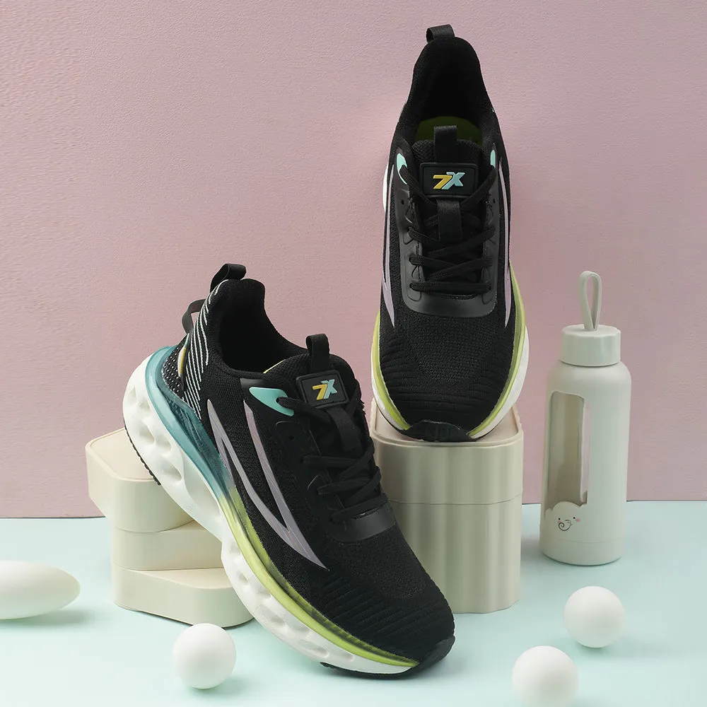 Leap7x Black Sports Running Shoes For Men NEPTUNE-1E By Liberty sunny day running running stride
