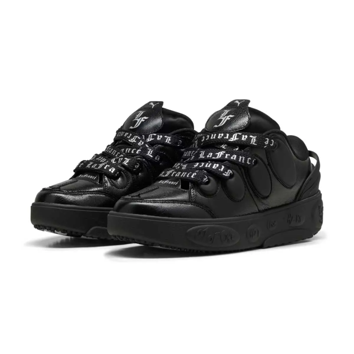 Day Comfort Abrasion Resistant Toe Cap   LAMELO BALL LaFranc?? Black Written in Chrome 'PUMA Black Silver Mist'