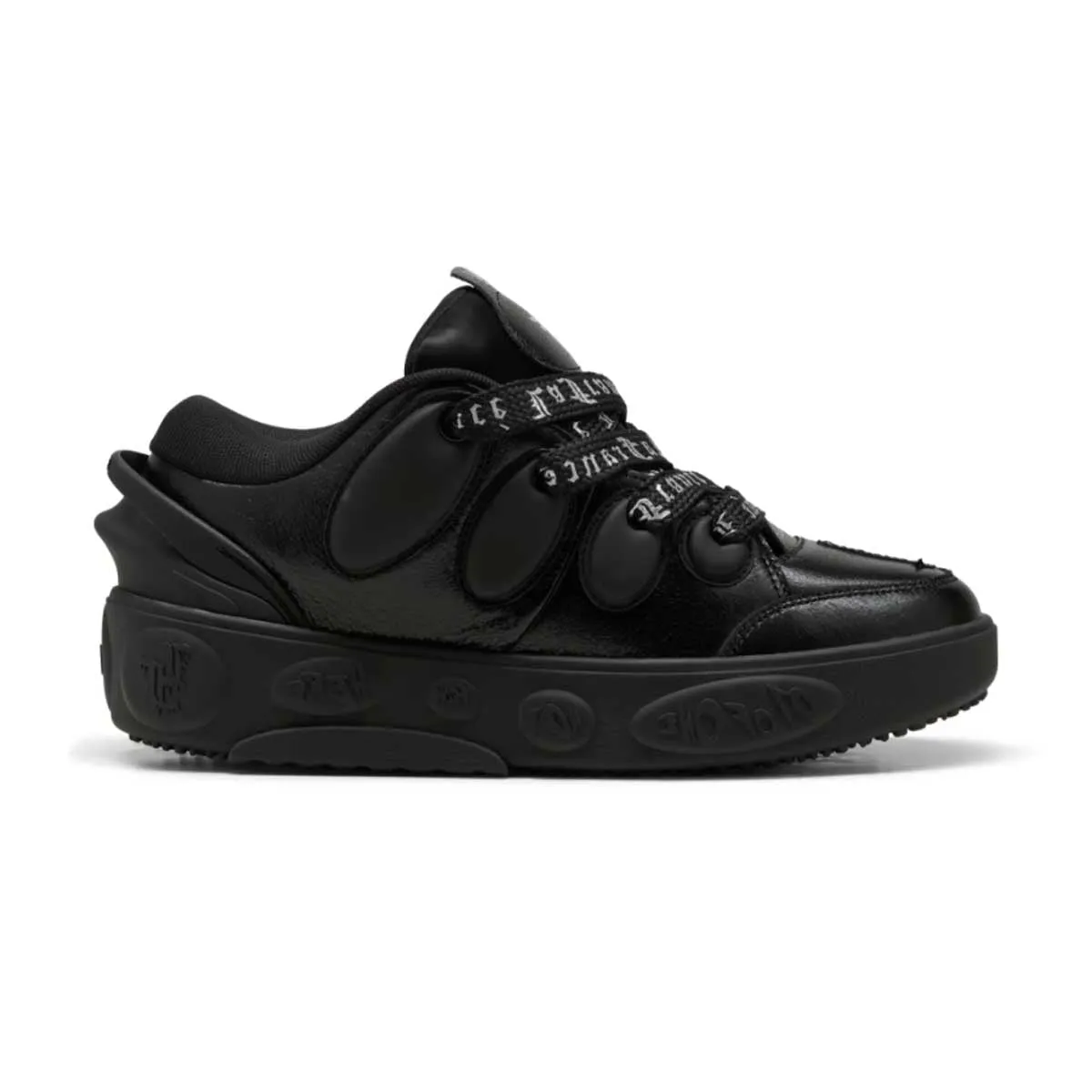 Core Support Style Upgrade   LAMELO BALL LaFranc?? Black Written in Chrome 'PUMA Black Silver Mist'