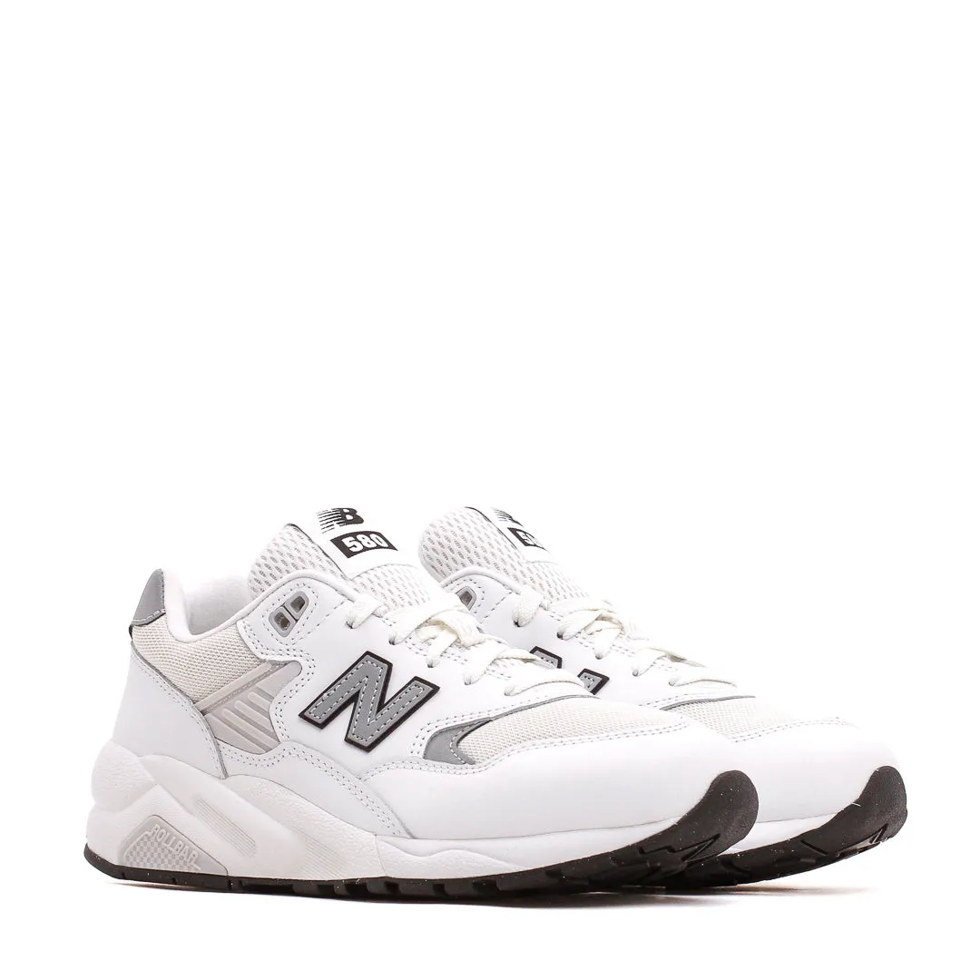running with a heart rate monitor Flat Terrain New Balance Men 580 White MT580EC2