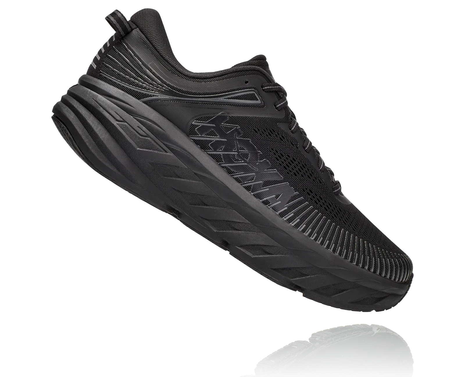 evening running shoe period HOKA BONDI V7 MEN MEDIUM