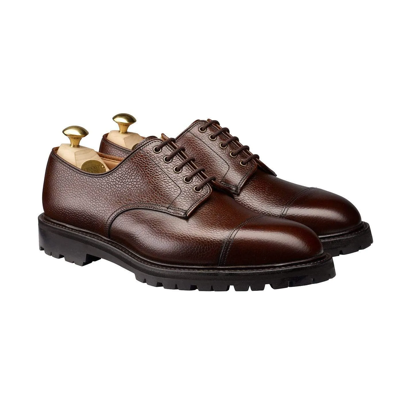 Sandhurst Dark Brown Scotch Grain Fit Comfort