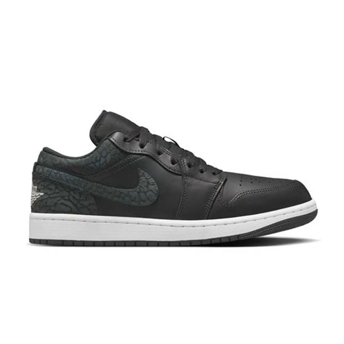Air Jordan 1 Low SE 'Black Elephant' Trendy Appearance