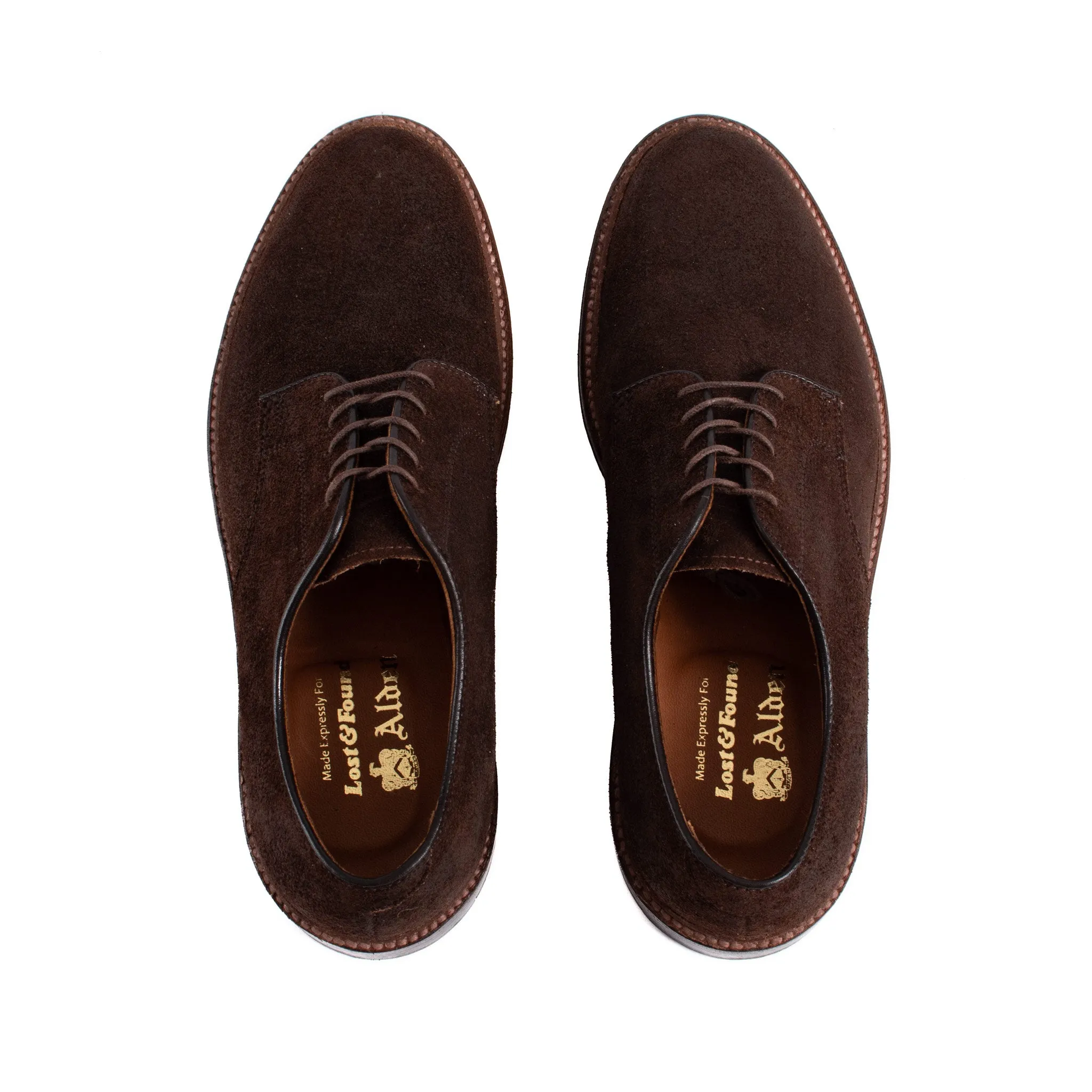 Alden Dover Reverse Tobacco Chamois Slip Ease