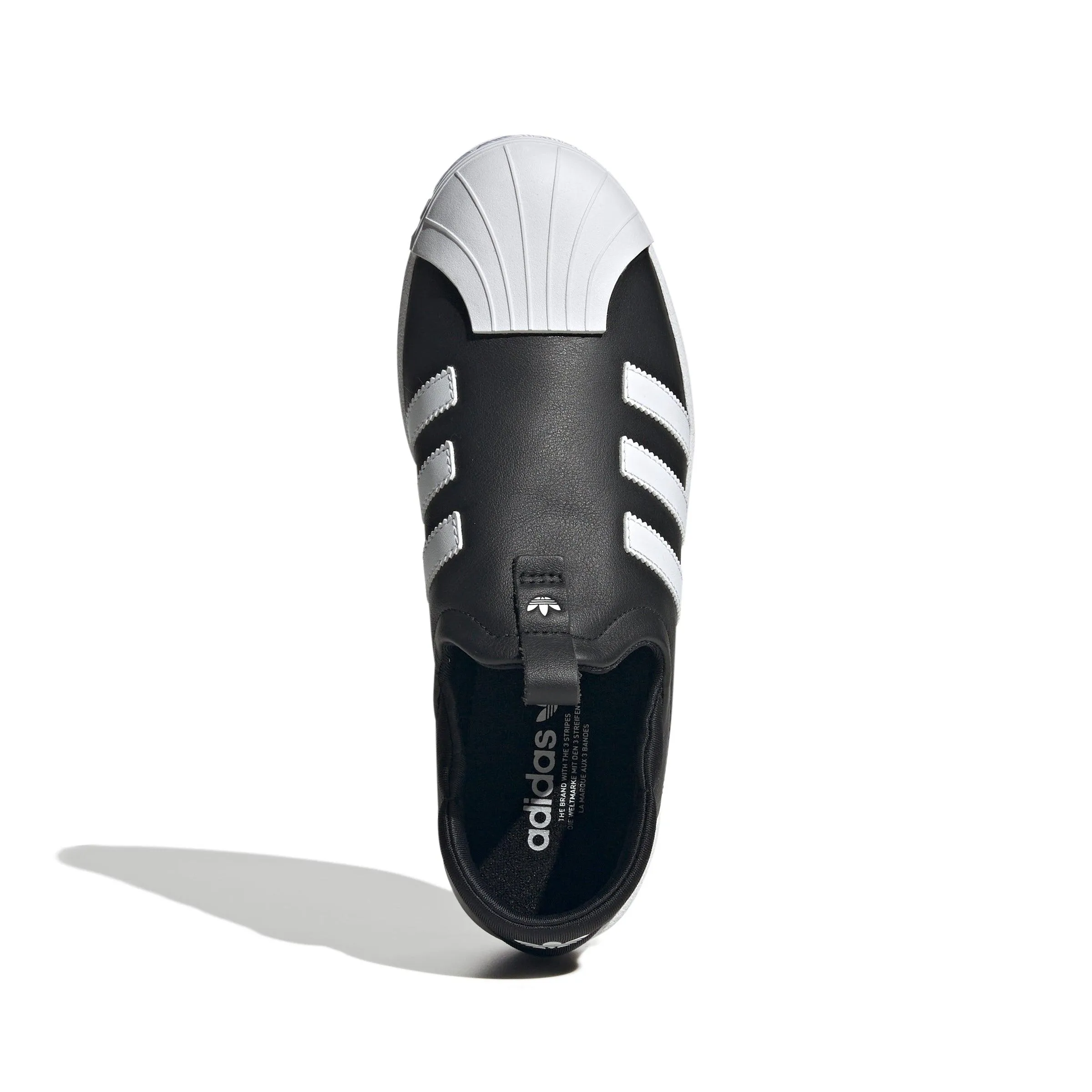 Wmns Superstar Slip-On 'Core Black' Light   weight   design Clean Fit