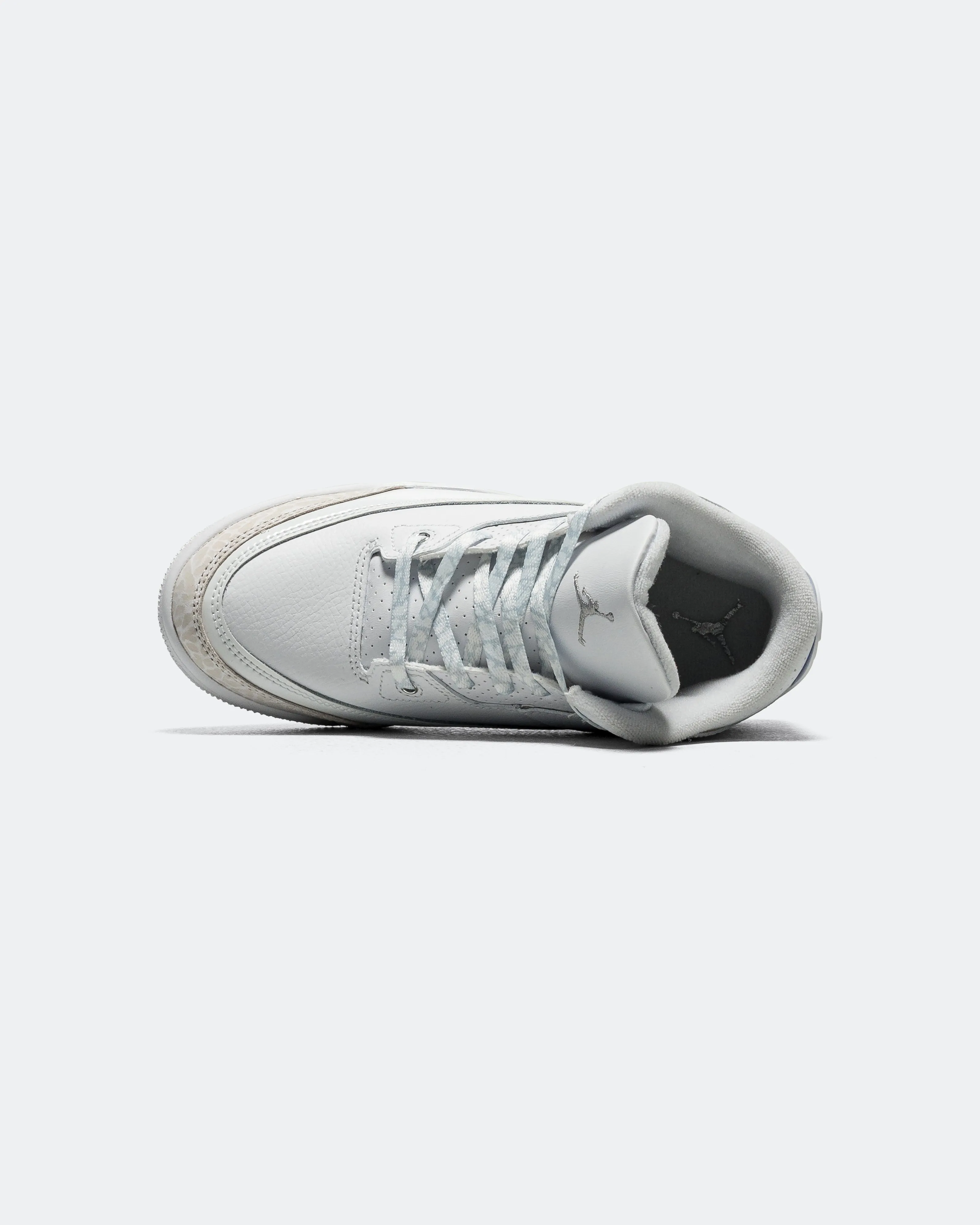 Suede Light Control Air Jordan 3 Retro PS - White/White-Metallic Silver
