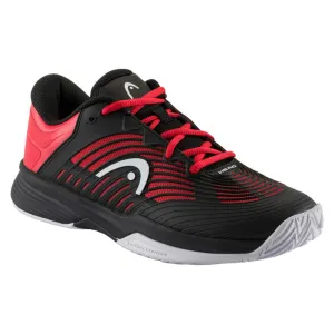 Balanced Fit Long distance Head Revolt Pro 4.5 Junior Tennis Shoes - Black/Red