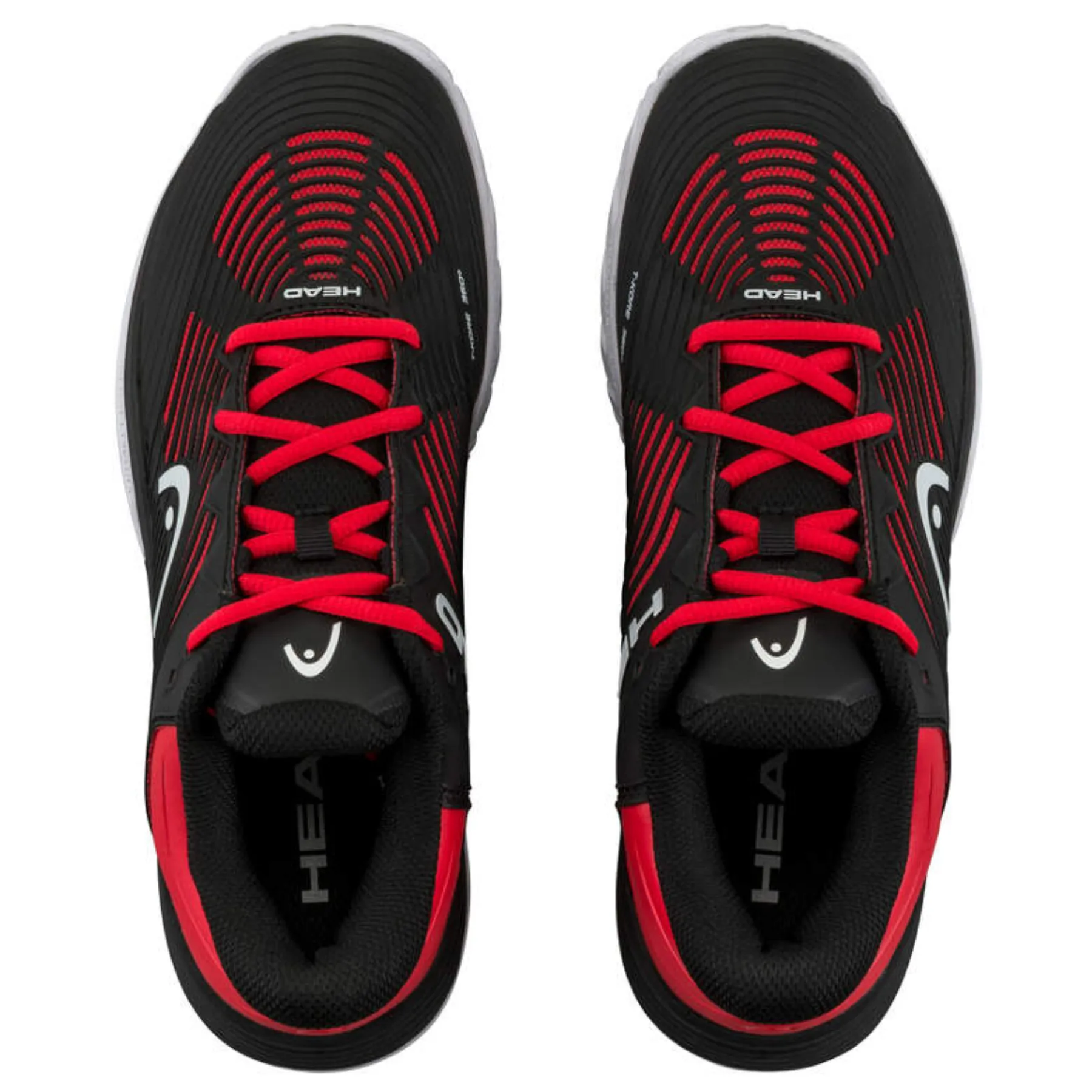 Head Revolt Pro 4.5 Junior Tennis Shoes - Black/Red Anti Abrasion