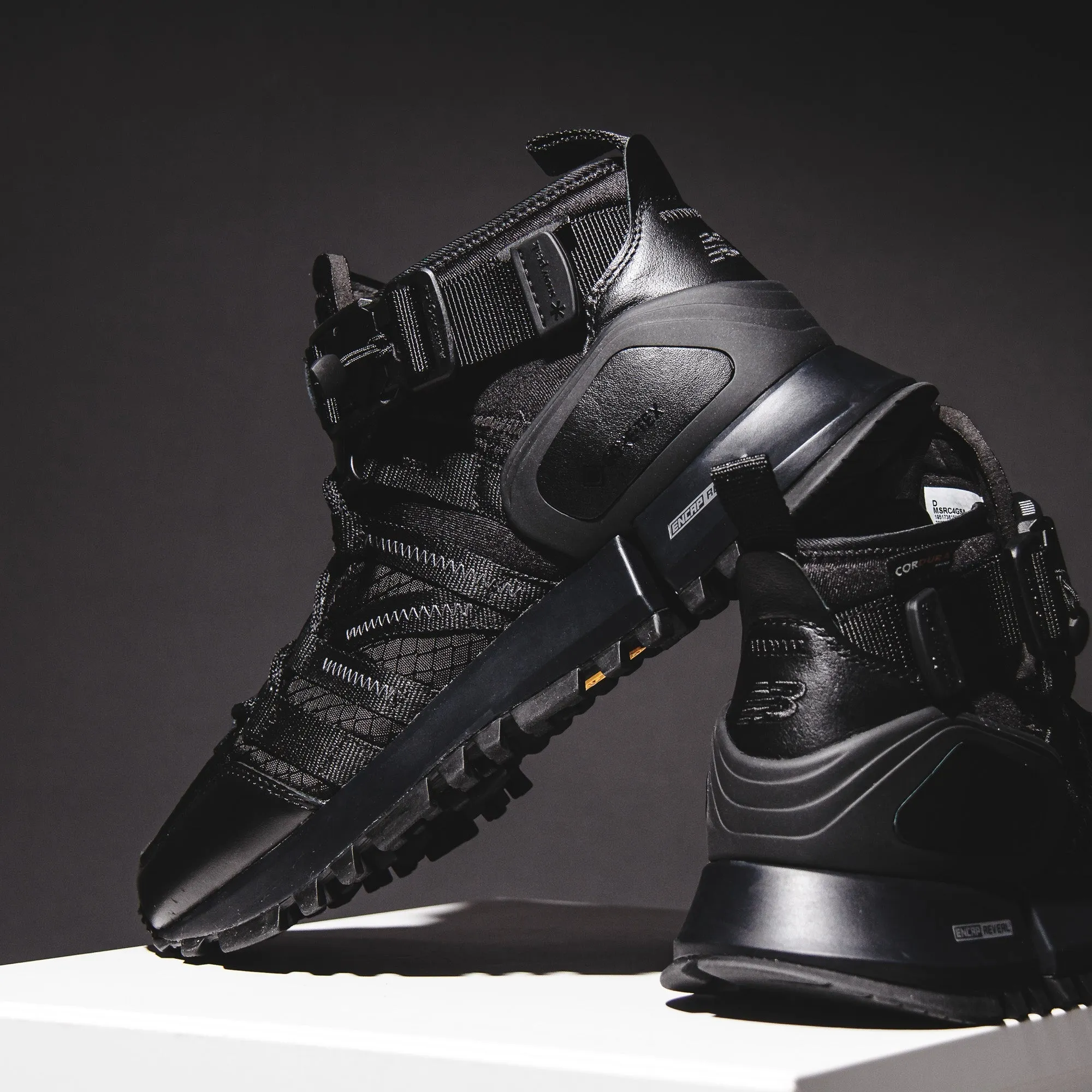 New Balance Men Tokyo Design R-C4 x Snow Peak Japan Gore-Tex Black Core MSRC4GSA running for team goals running for self - discovery