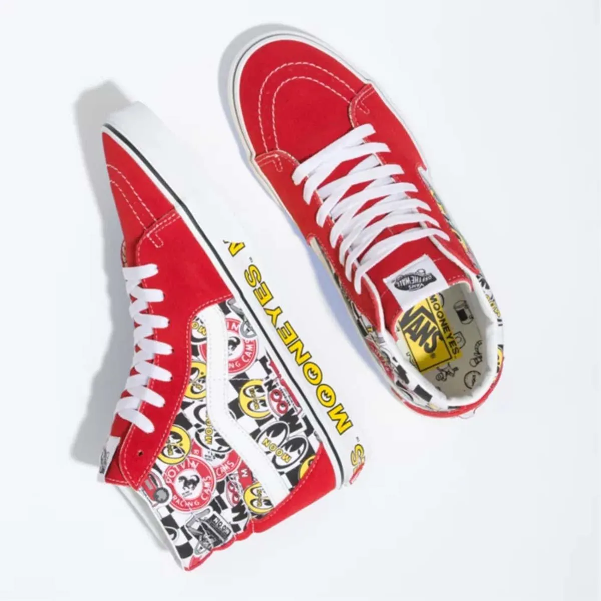   Mooneyes SK8-Hi 'Formula One' Iconic look