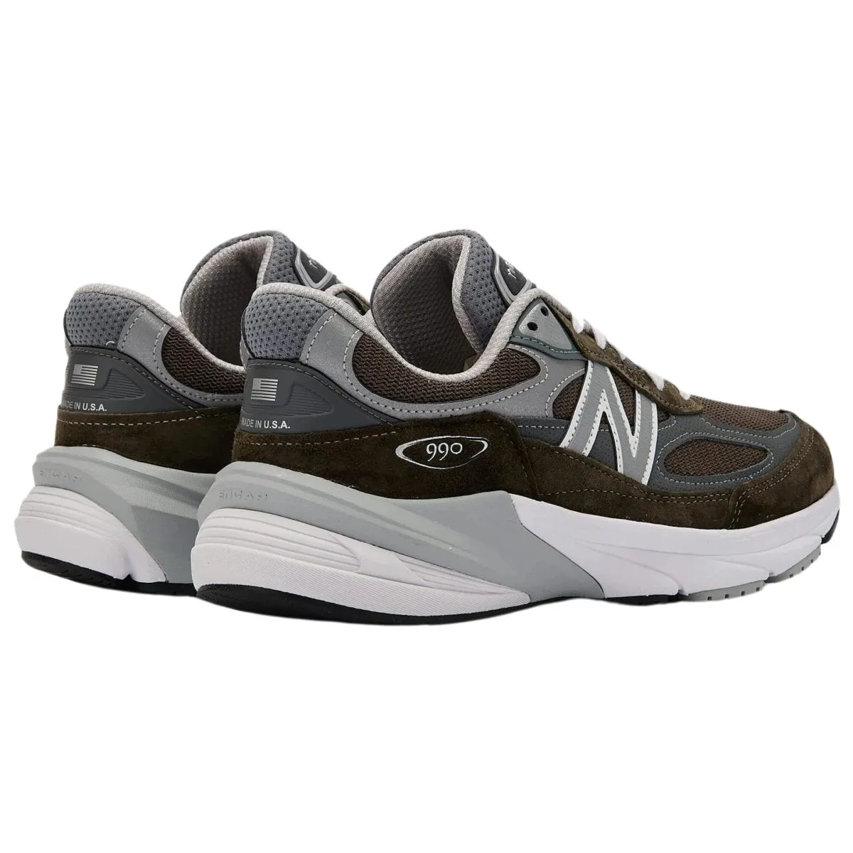 Neutral Colorway New Balance Men's U990OG6 Olive Suede