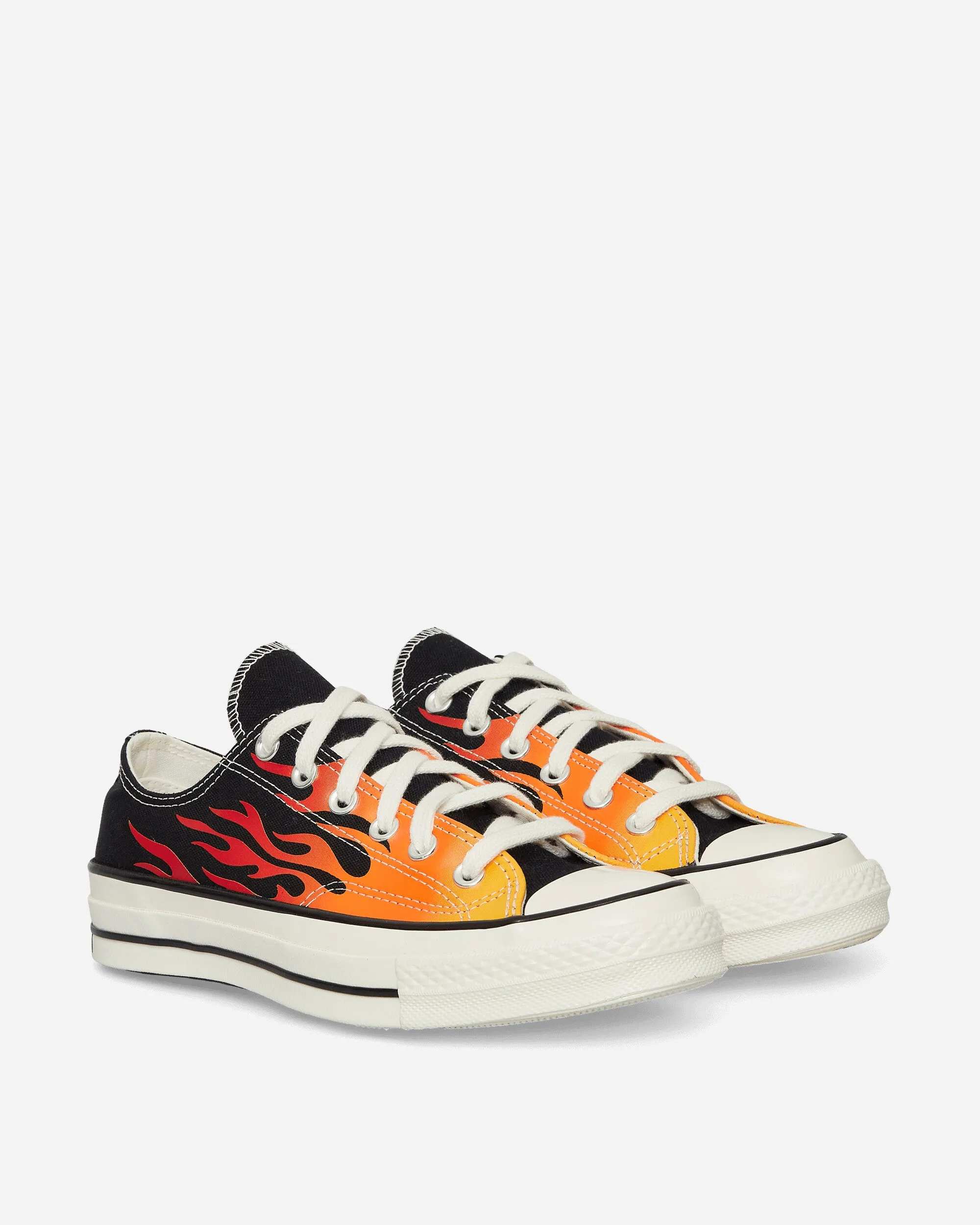Archive Print Chuck 70 Low Sneakers Black / Enamel Red Elastic Fit