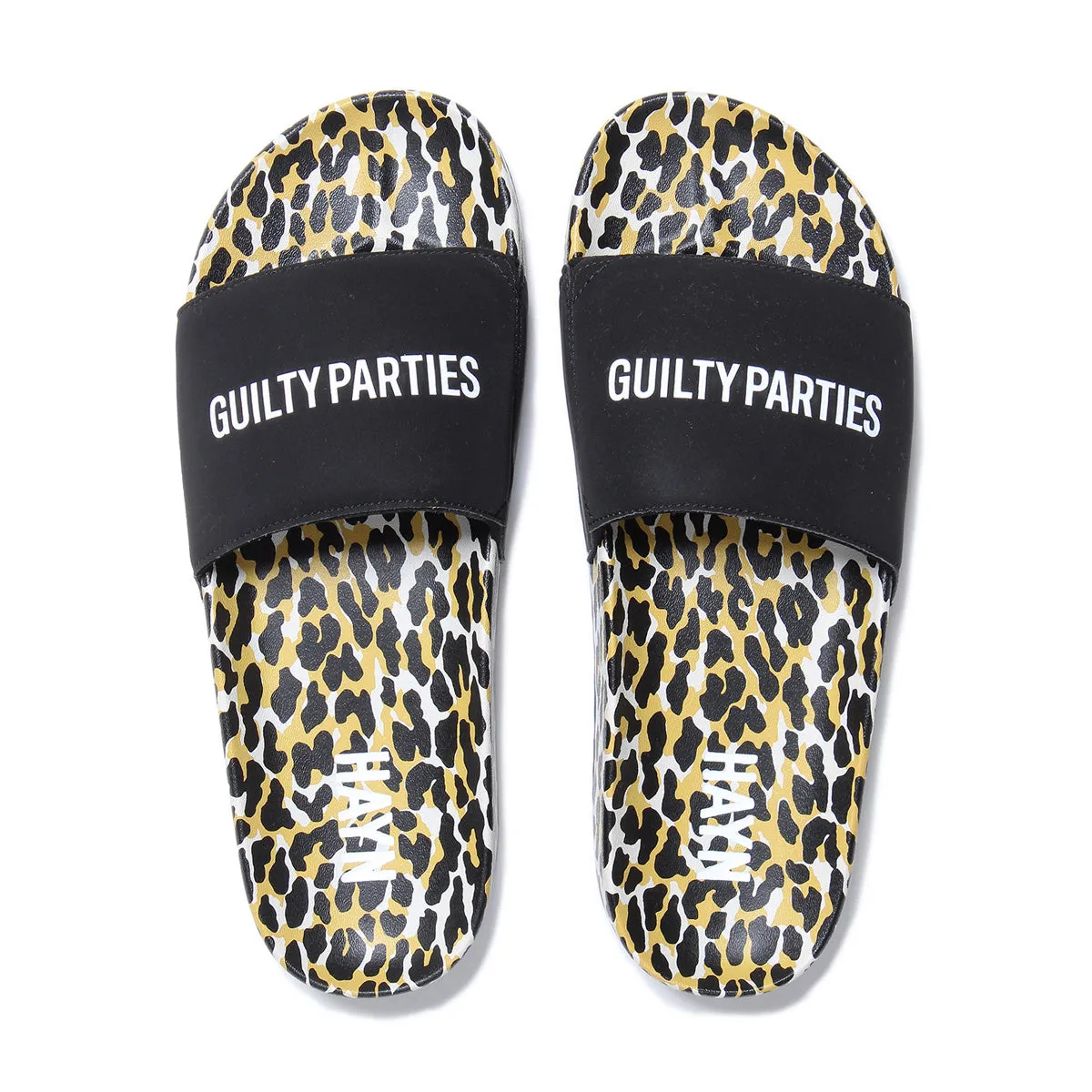   Hayn Slides 'Yellow' Flat Knit Texture