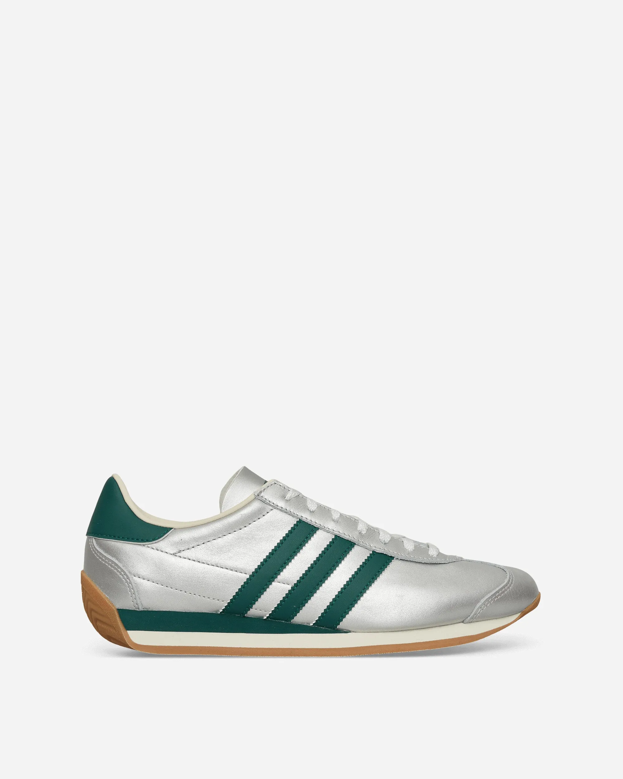 Women's Country OG Sneakers Silver Metallic / Collegiate Green Flexible Arch