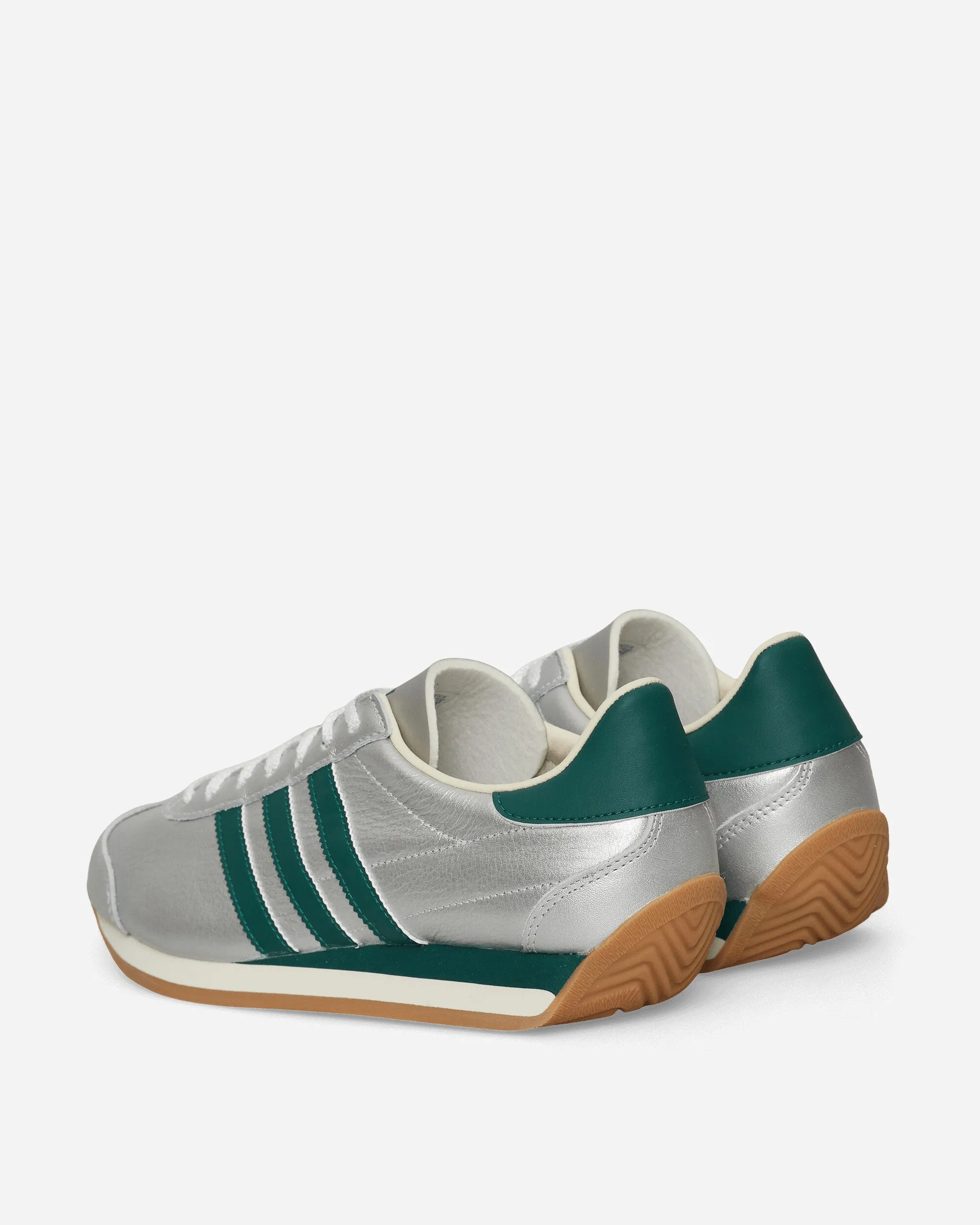 Anti   Slip Feature adult style Women's Country OG Sneakers Silver Metallic / Collegiate Green