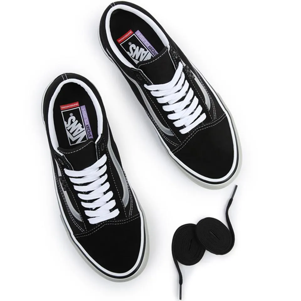 Cushioned Insole Vans Skate Old Skool - Translucent Rubber/Black/Clear