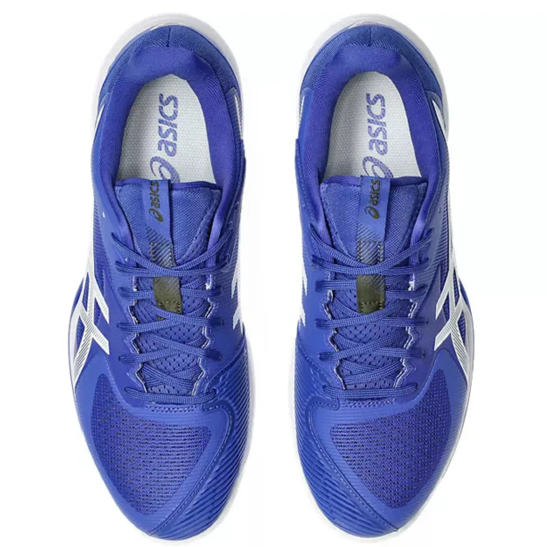 Shock Resistance Asics Solution Speed FF 3 Clay Herringbone Mens Tennis Shoes - Dark Cobalt/White