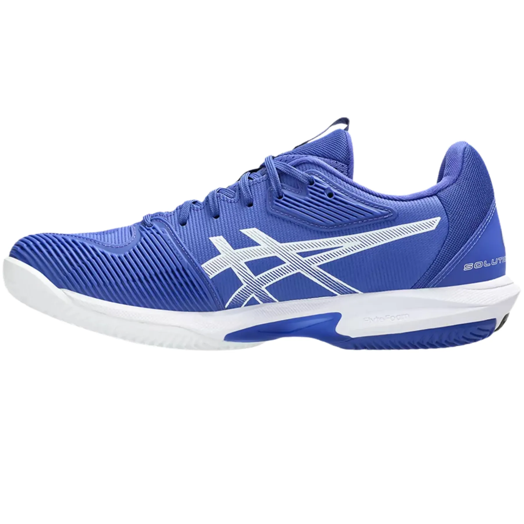 Daily Wear Asics Solution Speed FF 3 Clay Herringbone Mens Tennis Shoes - Dark Cobalt/White