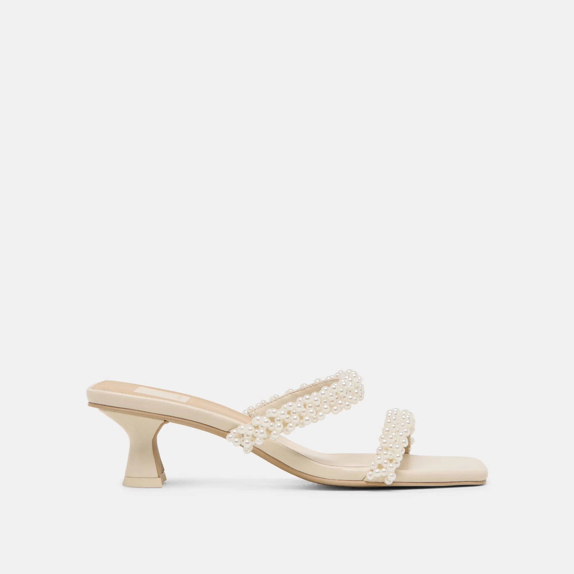 BONI PEARL HEELS VANILLA STELLA High Quality Shoes
