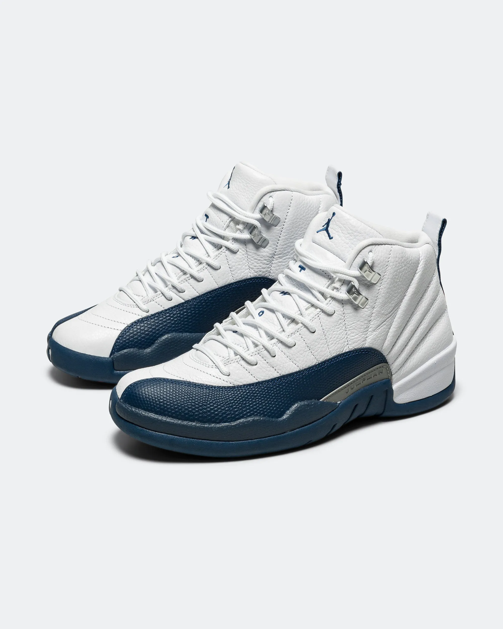Air Jordan 12 Retro - White/French Blue-Metallic Silver Padded cushioning