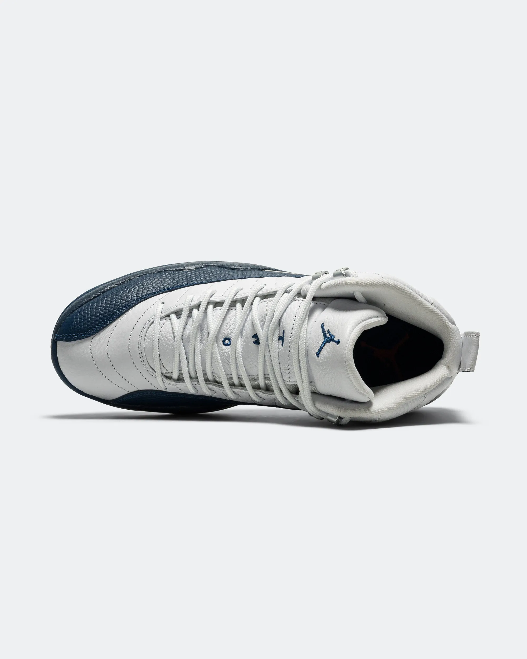 Urban Wear Slip-resistant durability Air Jordan 12 Retro - White/French Blue-Metallic Silver
