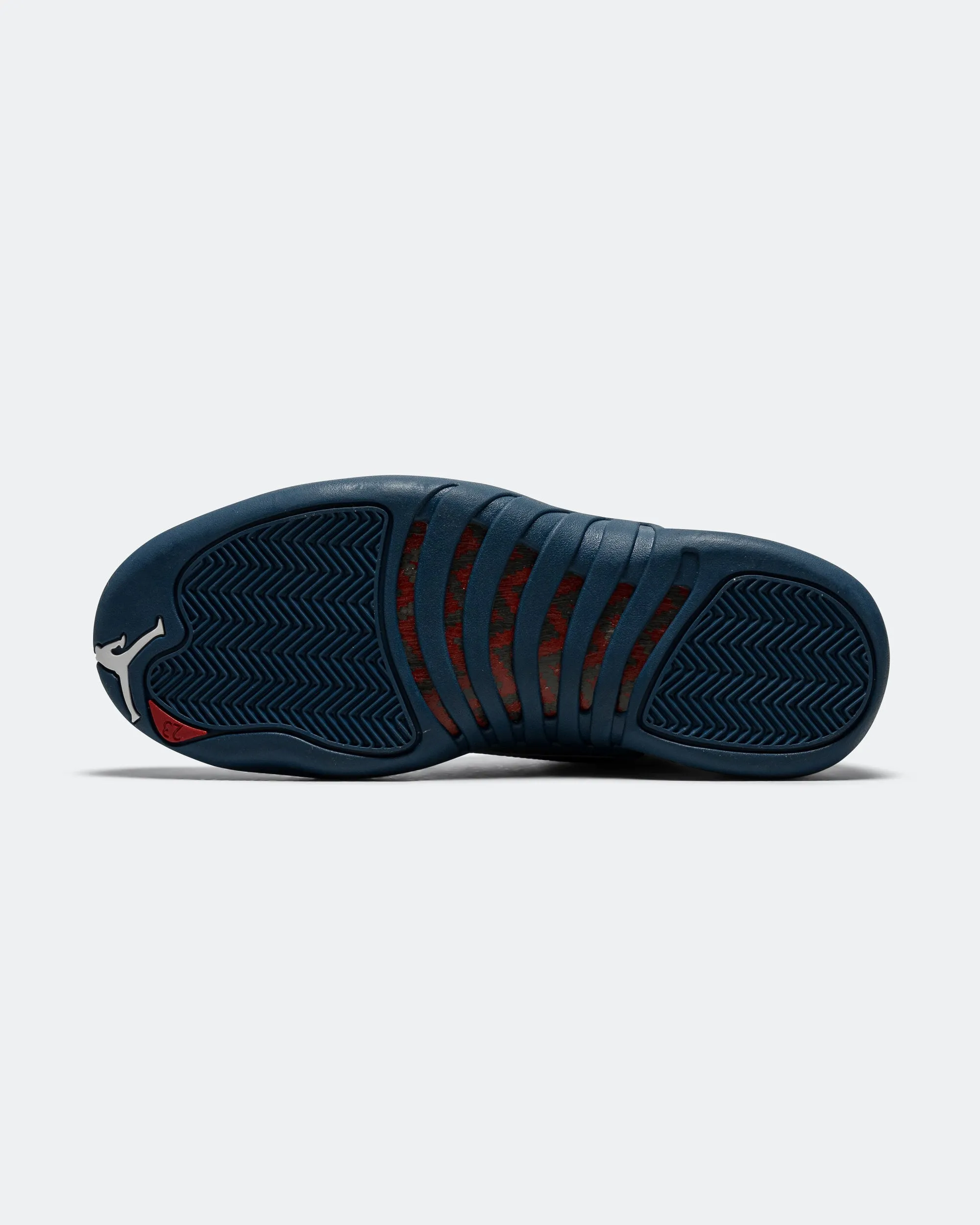 Air Jordan 12 Retro - White/French Blue-Metallic Silver Lightweight Responsive Cushioning Clean Finish